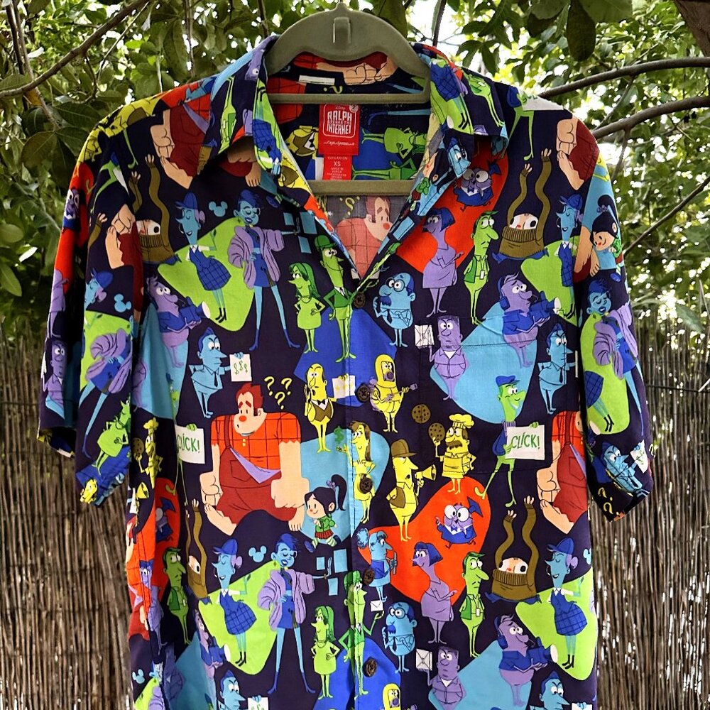Reyn Spooner Disney Ralph Breaks the Internet Hawaiian Shirt XS